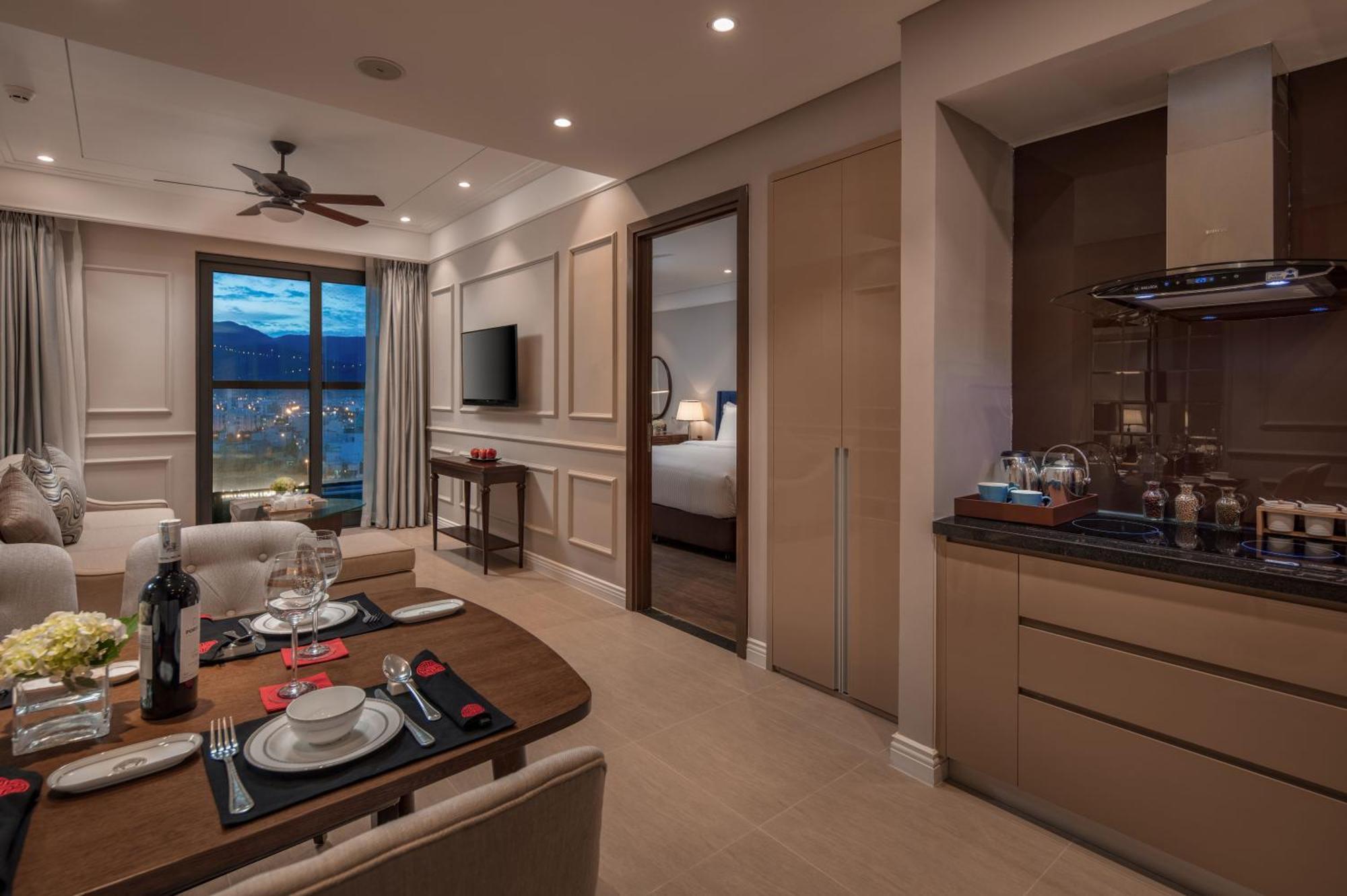 Da Nang Ocean View Luxury Apartment Bagian luar foto